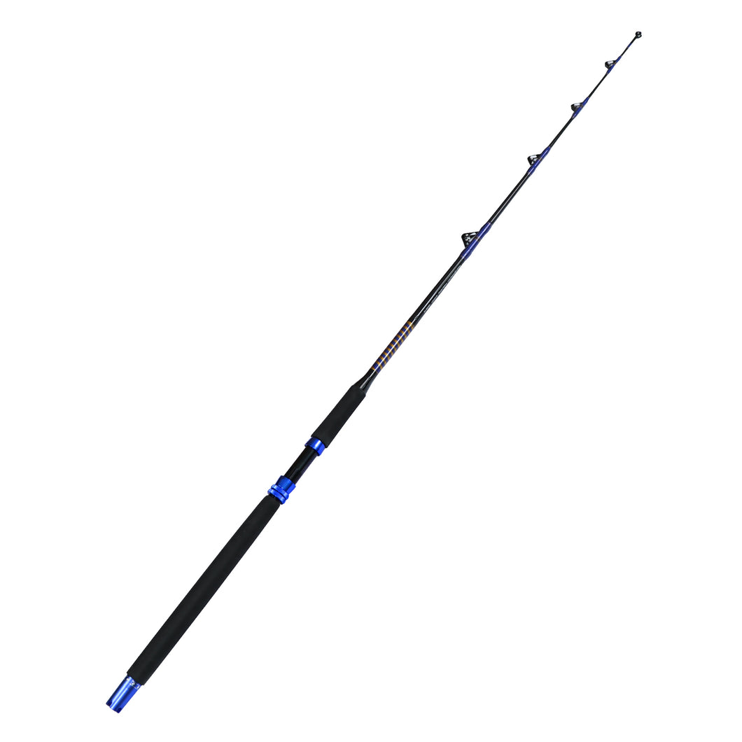 Fiblink Fishing Trolling Rod 1 Piece Saltwater Offshore Heavy  Roller Rod Big Name Conventional Boat Camo Fishing Pole (6'6,30-50lb) :  Sports & Outdoors